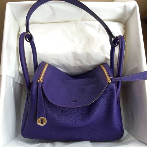 hermes lindy purple
